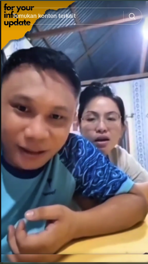 Wahyudin Moridu dan istri